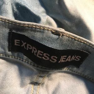 Distressed Express Jeans